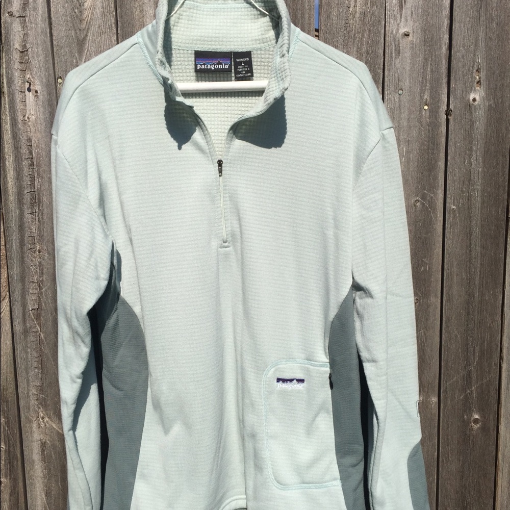 Patagonia 3/4 zip, long sleeve pullover, size L